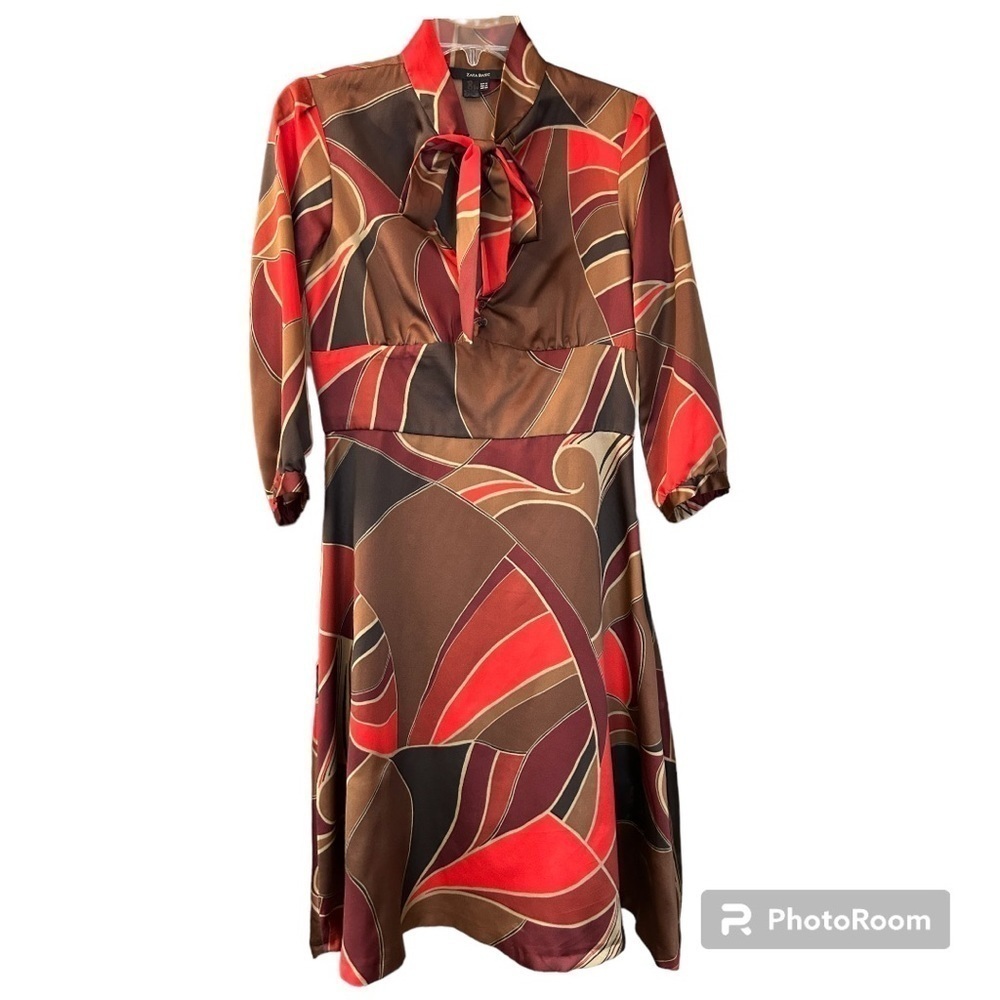 ZARA BASICS RETRO STYLE DRESS